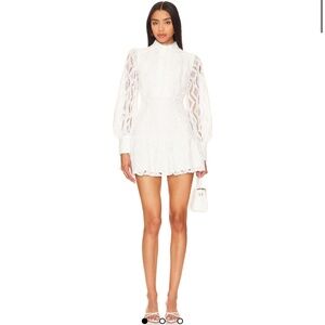 Bardot Remy Mini Dress in Ivory